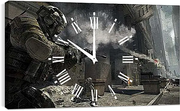 Часы картина - Call Of Duty