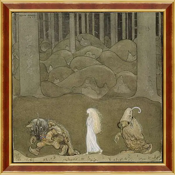 Картина в раме - The Princess and the Trolls. Принцесса и тролли. Йон Бауэр
