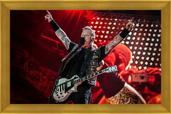 Картина в раме - Металлика. Metallica