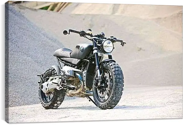 Постер на подрамнике - Мотоцикл BMW