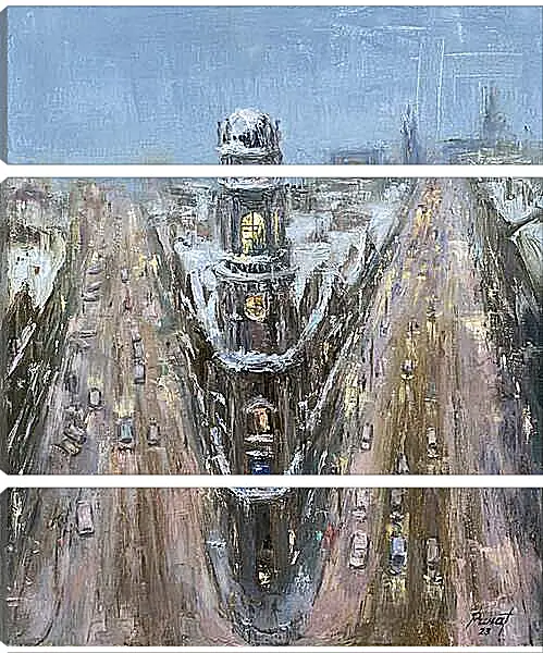 Модульная картина - Пять углов Санкт-Петербурга