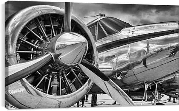 Постер на подрамнике - Ретро авиация