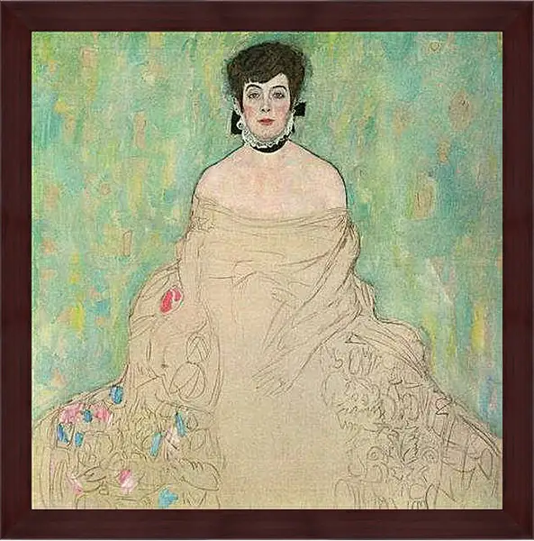 Картина в раме - Bildnis Amalie Zuckerkandl. Густав Климт