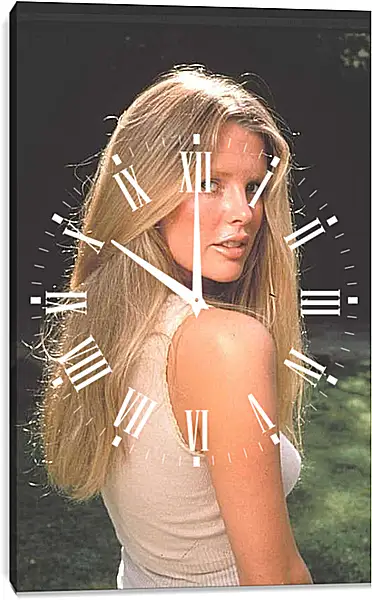 Часы картина - Ким Бейсингер. Kim Basinger