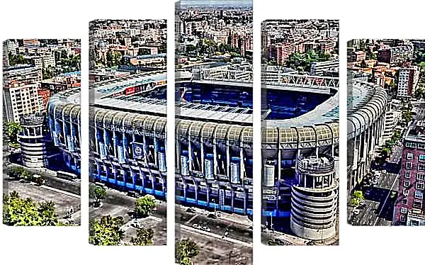 Модульная картина - Стадион Сантьяго Бернабеу. Реал Мадрид