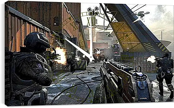 Часы картина - Call Of Duty: Black Ops II