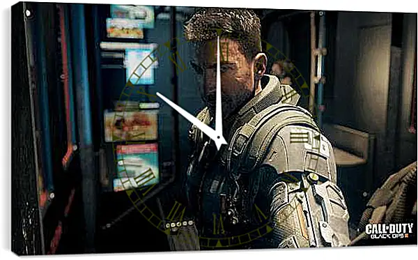 Часы картина - Call Of Duty: Black Ops III