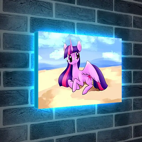 Лайтбокс световая панель - Единорог