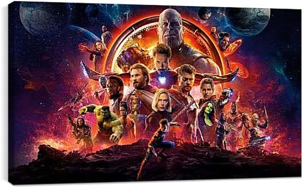 Постер на подрамнике - Мстители