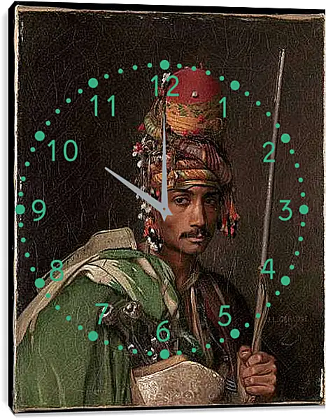Часы картина - Bashi-Bazouk - Баши-базук. Жан-Леон Жером