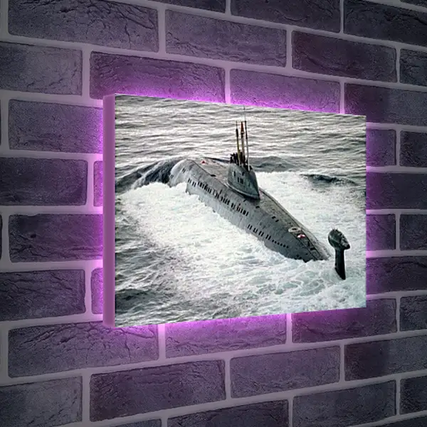 Лайтбокс световая панель - Подводная лодка