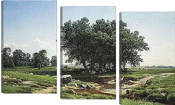 Модульная картина - Дубки. Иван Шишкин