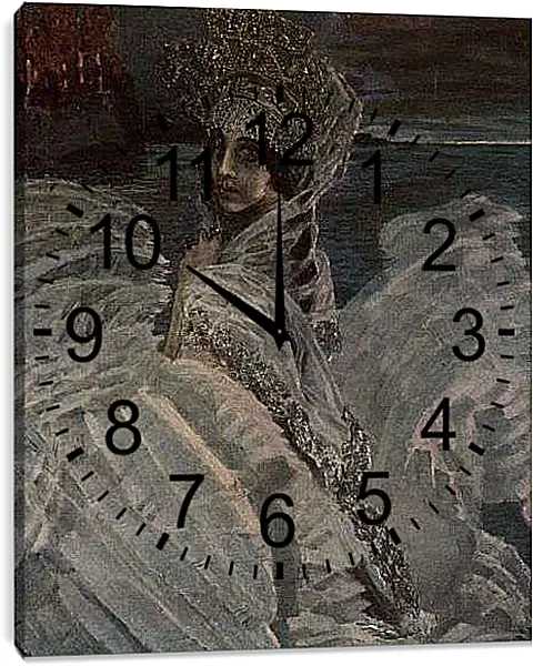 Часы картина - Царевна Лебедь. Врубель Михаил
