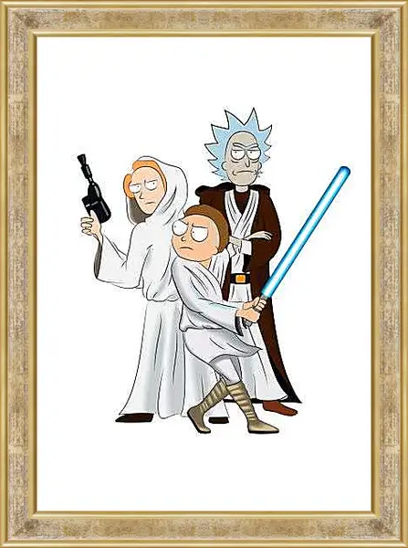 Картина в раме - Рик и Морти