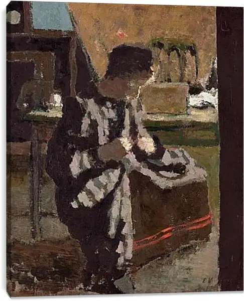 Постер на подрамнике - La couture. Эдуар Вюйар