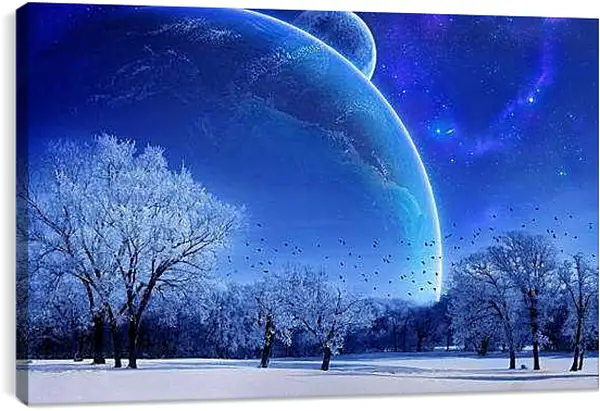 Постер на подрамнике - Космос