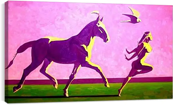 Постер на подрамнике - Прекрасное трио