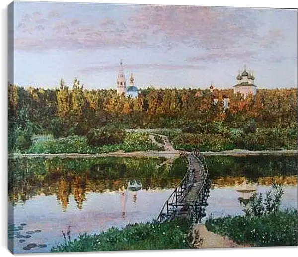 Постер на подрамнике - Тихая обитель. Левитан Исаак