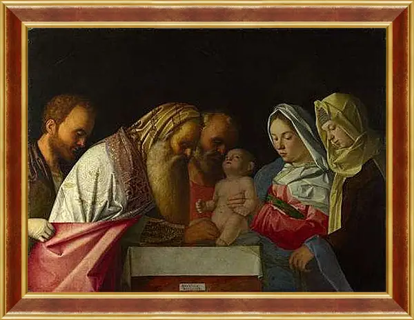 Картина в раме - The Circumcision. Джованни Беллини
