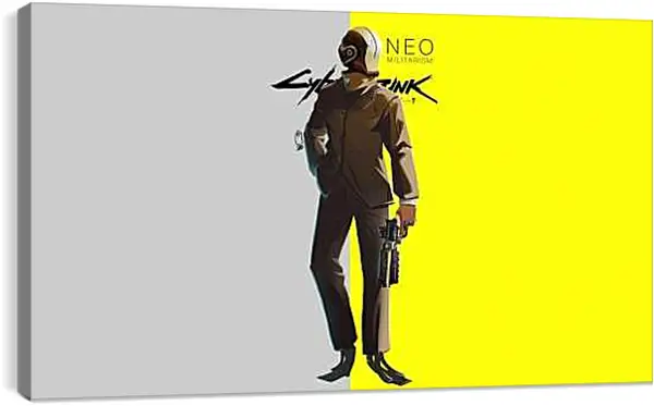 Постер на подрамнике - Cyberpunk 2077