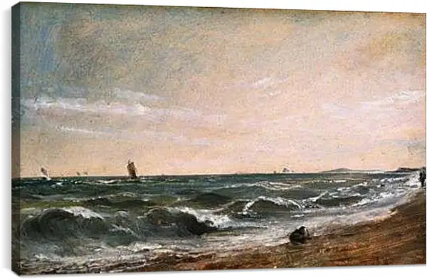 Постер на подрамнике - Coast scene, Brighton. Джон Констебл