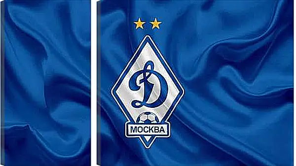 Модульная картина - Эмблема ФК Динамо Москва