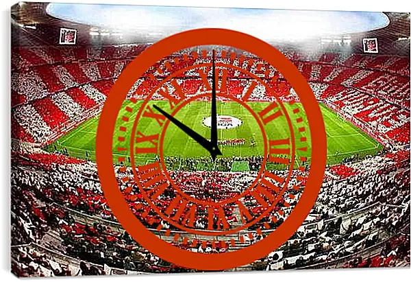 Часы картина - Стадион Альянц Арена. Бавария Мюнхен