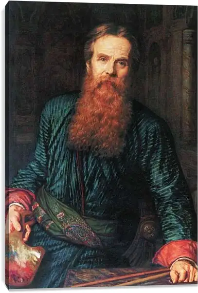 Постер на подрамнике - Автопортрет. Уильям Холман Хант