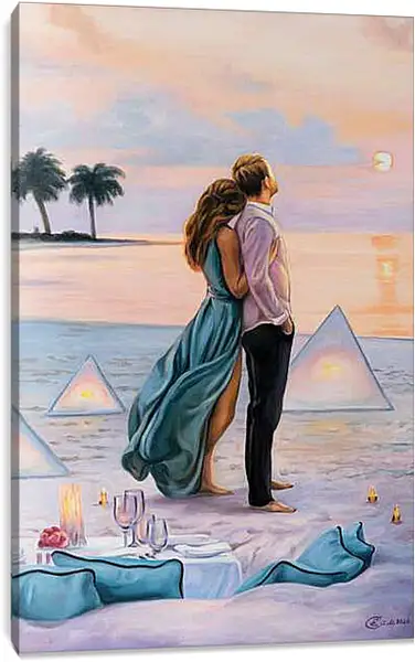 Постер на подрамнике - У самого нежного моря