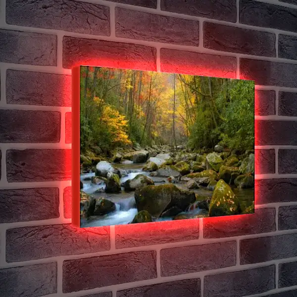 Лайтбокс световая панель - Осень