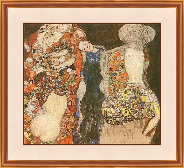 Картина в раме - Die Braut. Густав Климт