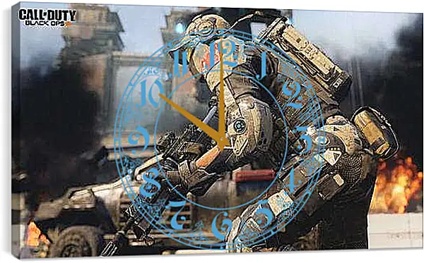 Часы картина - Call Of Duty: Black Ops III