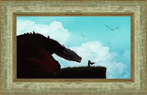 Картина в раме - Встреча Игра престолов