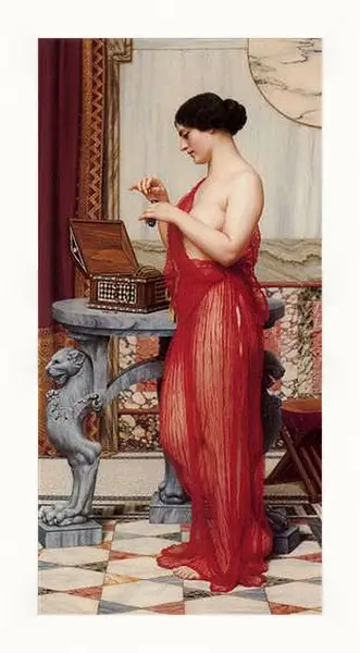 Картина в раме - The New Perfume. Джон Уильям Годвард