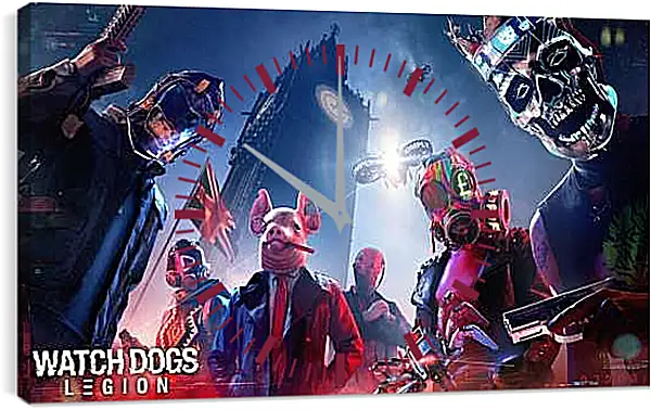 Часы картина - Watch Dogs Legion