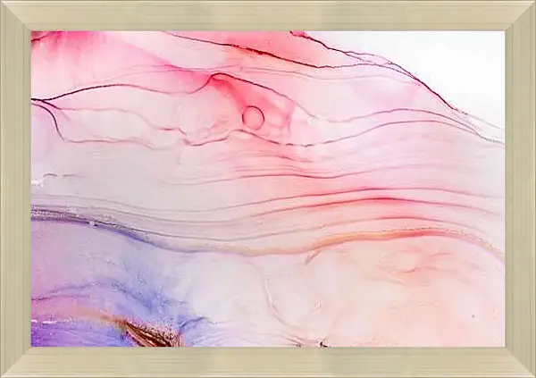 Картина в раме - Abstract pink & blue1. Mari Dein