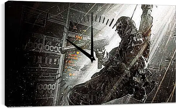 Часы картина - Call Of Duty: Black Ops