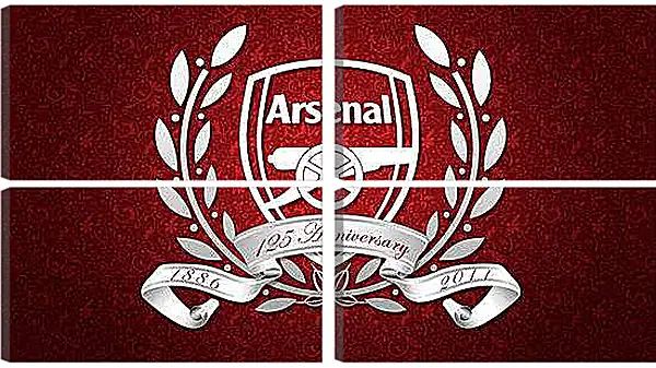 Модульная картина - Эмблема Арсенал