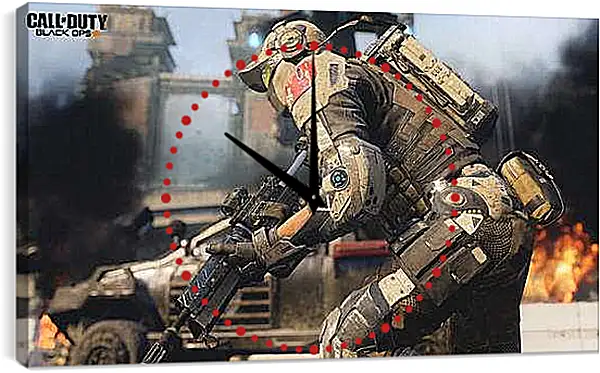 Часы картина - Call Of Duty: Black Ops III