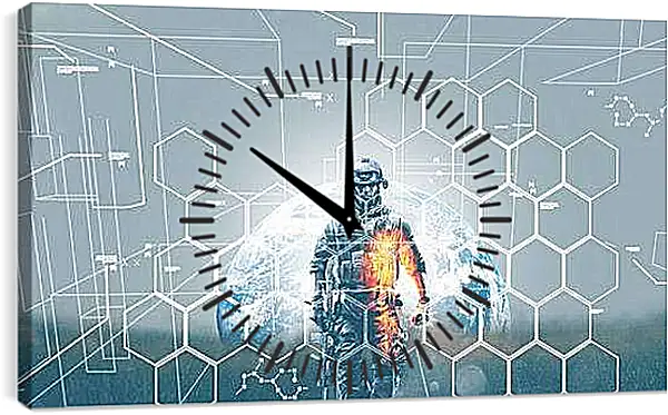 Часы картина - battlefield 3, soldier, graphics