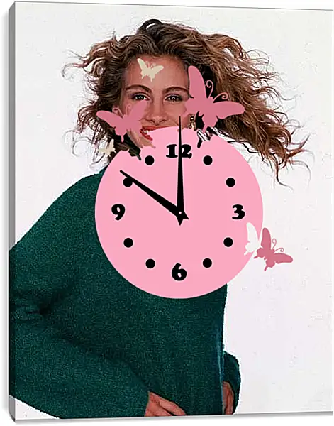 Часы картина - Джулия Робертс. Julia Roberts