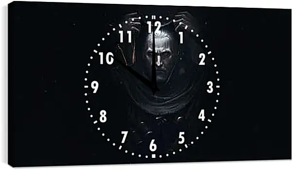 Часы картина - The Witcher (Ведьмак), таинственный Геральт