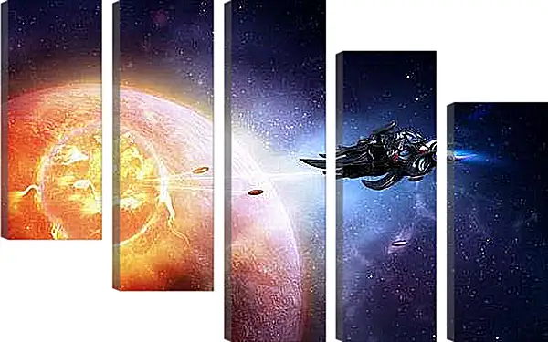 Модульная картина - Космос