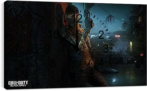 Часы картина - Call Of Duty: Black Ops III