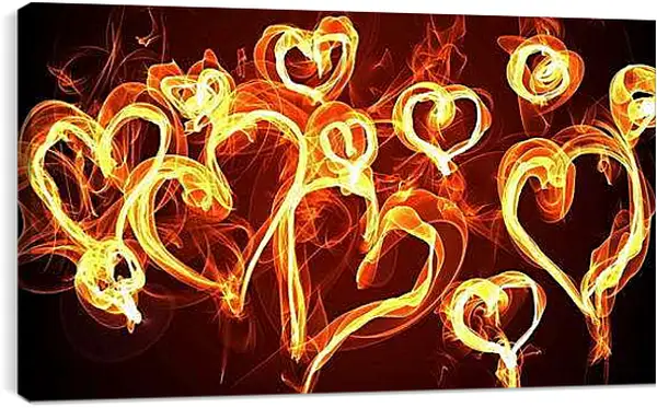 Постер на подрамнике - Любовь