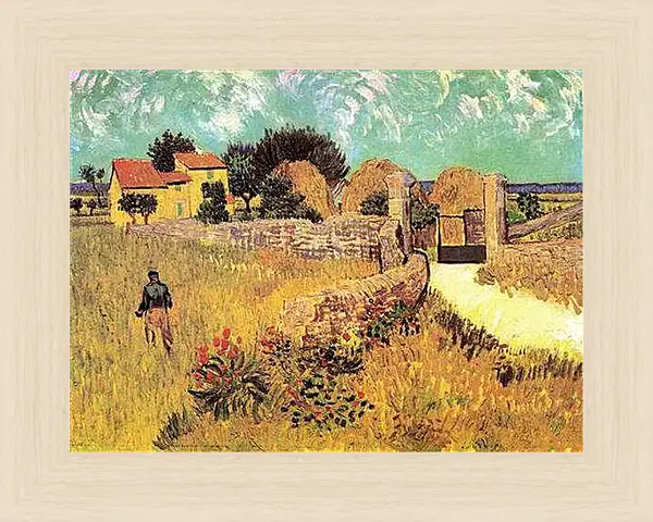 Картина в раме - Farmhouse in Provence. Винсент Ван Гог