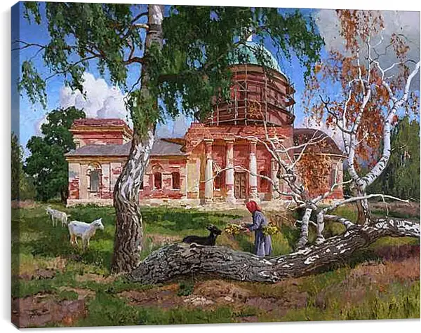 Постер на подрамнике - Русская античность