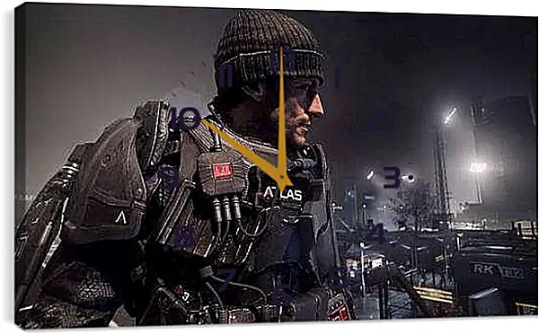 Часы картина - Call Of Duty: Advanced Warfare