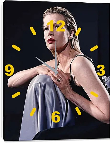 Часы картина - Ким Бейсингер. Kim Basinger