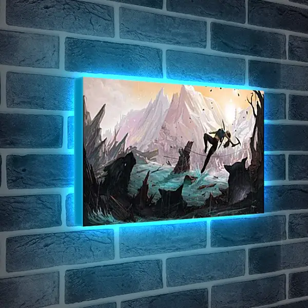 Лайтбокс световая панель - Tomb Raider